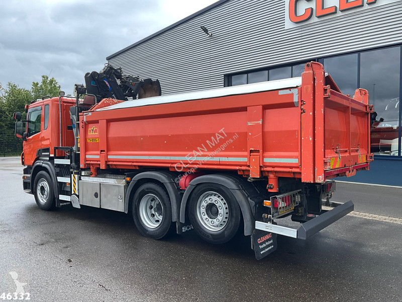 شاحنة Scania 320 HMF 14 Tonmeter Z-kraan Just...