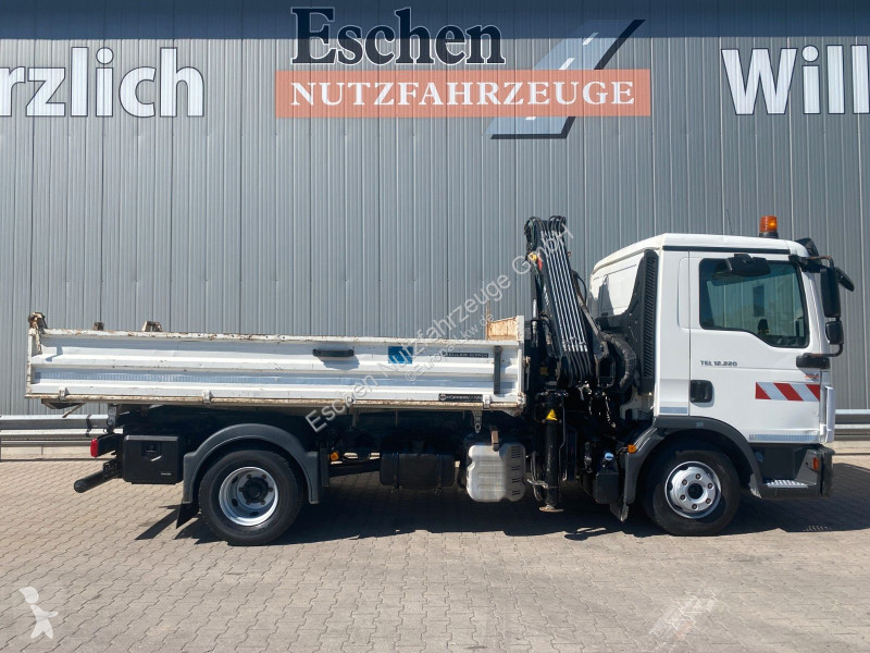 شاحنة MAN 12.220 I TOP*HIAB 077*FUNK*MEILLER...