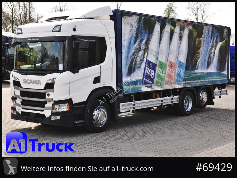 شاحنة Scania P 320 P 6x2,, Getränke, Lenkachse,...