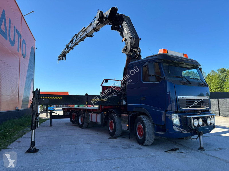 شاحنة Volvo 500 8x2 Hiab 855E-8 + JIB 145X5