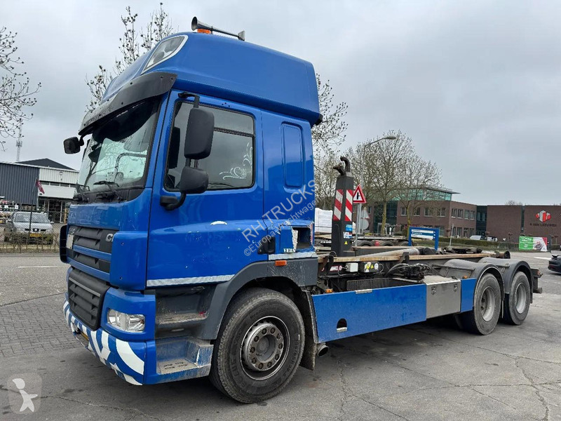 شاحنة DAF 6X2 - EURO 5 + VDL HOOK + LIFT AXLE