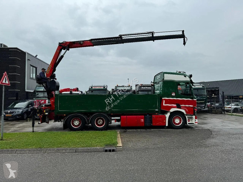 شاحنة Renault T HIGH 520 6X2 EURO 6 + PALFINGER...