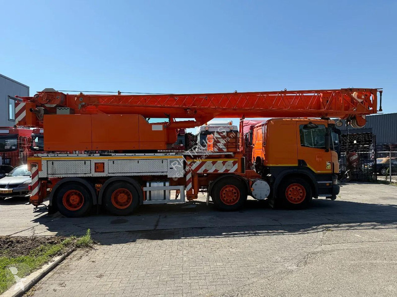 شاحنة Scania P380 8X4 + FAUN HK40 + FYJIB +...