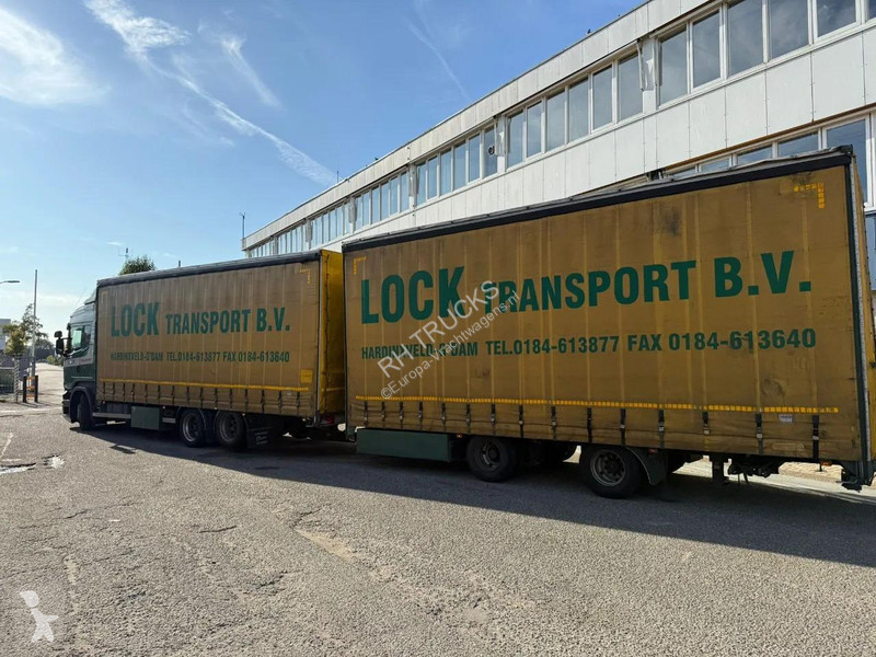 شاحنة Scania R450 6X2 + DRACO AANHANGER 2010...