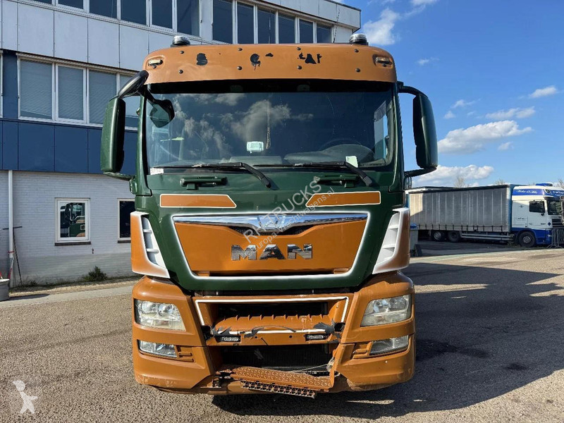 شاحنة MAN 35.480 8X2 KIPPER + HMF 3220-K6 +...
