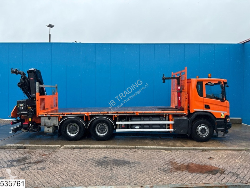 Camión Scania 6x4, EURO 6, CNG, Hiab, Remote