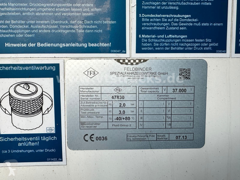 شاحنة MAN 35.440 8x2 Euro5 Feldbinder...
