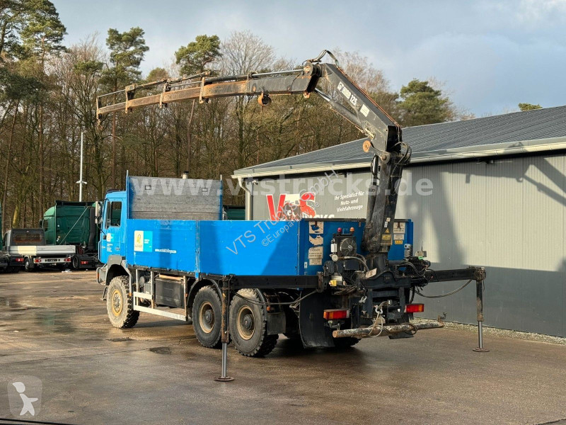 شاحنة MAN 6x6 Pritsche + HIAB-Ladekran