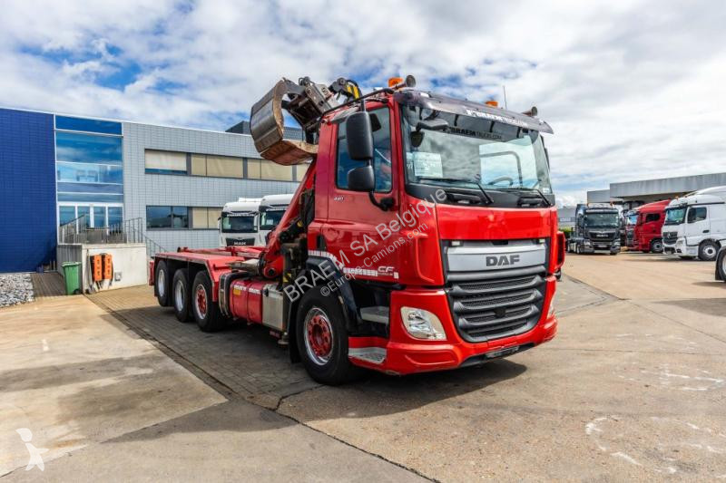 شاحنة DAF 440 FAK-8x2 + Palfinger Epsilon Q180...