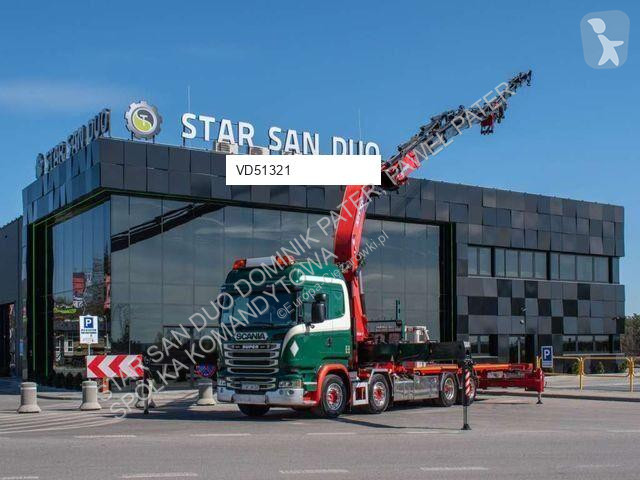 شاحنة Scania R490 8x2 EFFER 955 Fly Jib Winch...