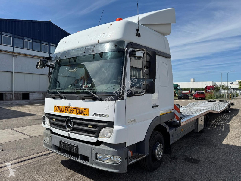 Camion Mercedes 824 + TRAILER 2008 DE REMA 1 AXLE