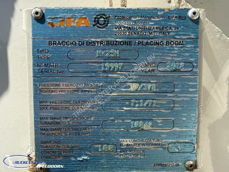Beton Mercedes 3251 CIFA MK 25H