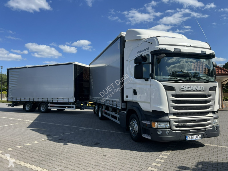 Camión Scania R410 bez EGR Zabudowy Wecon 120m...