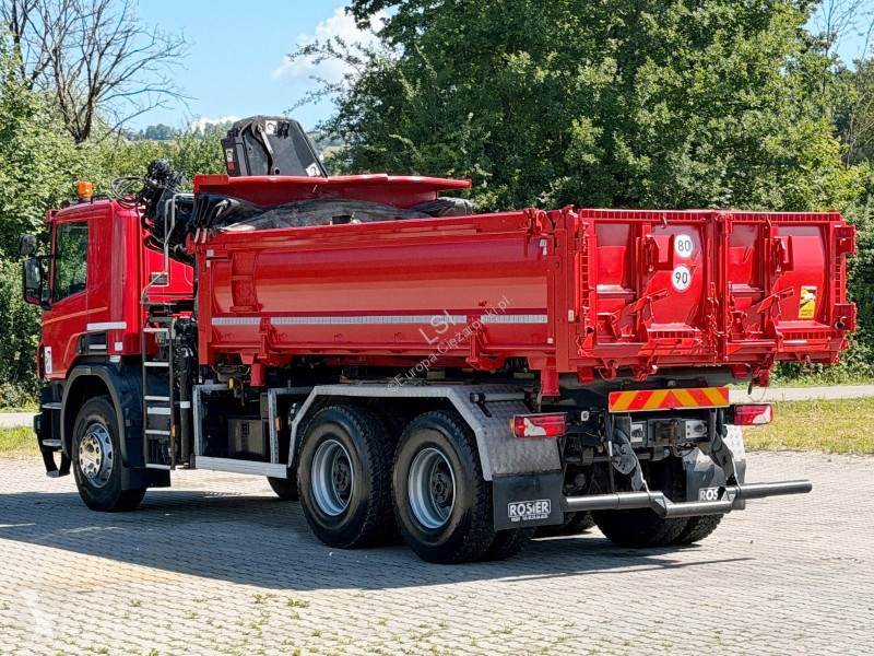 Kran Scania P 410 Kipper 4,95m * KRAN/FUNK +...