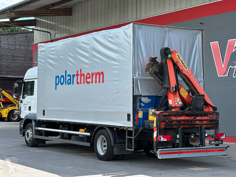 شاحنة MAN 18.340 4x2 BL Curtainsider/PALFINGER...