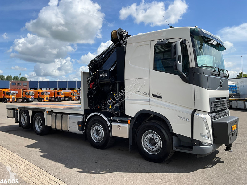 شاحنة Volvo 500 Euro 6 8x2 HMF 95 Tonmeter...