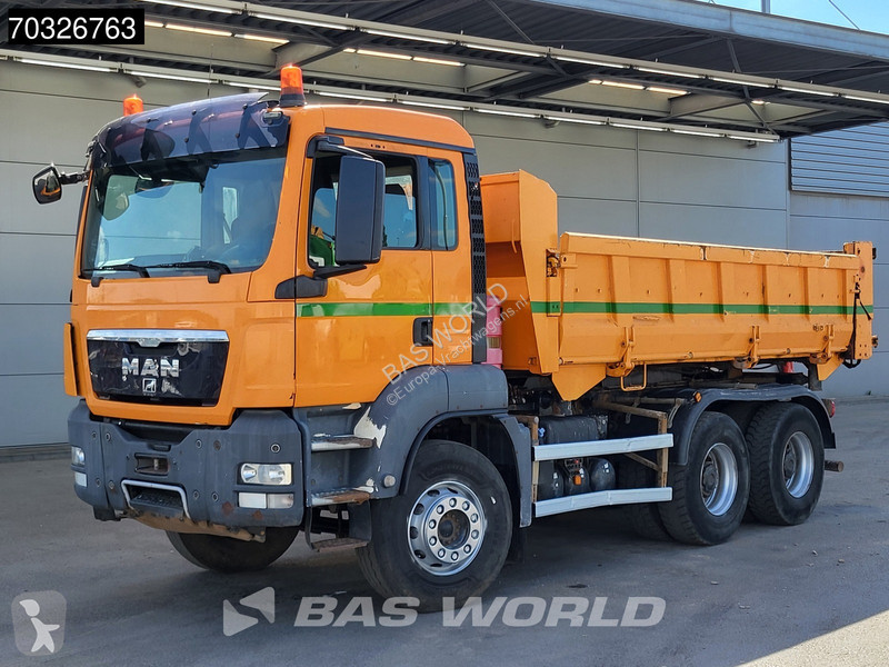 شاحنة MAN 33.400 6X4 10m3 2-way tipper Steel...