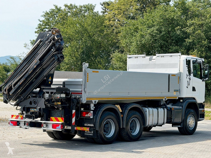 شاحنة Scania 410 * Kipper 5,20 m + KRAN/FUNK *...