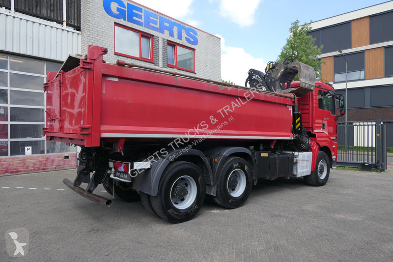 شاحنة MAN TGS | 6X6 | 2 Side Tipper + Hydraulic...