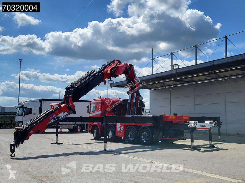 شاحنة Scania 490 8X4 EFFER 1750/8S + JIB 6S...