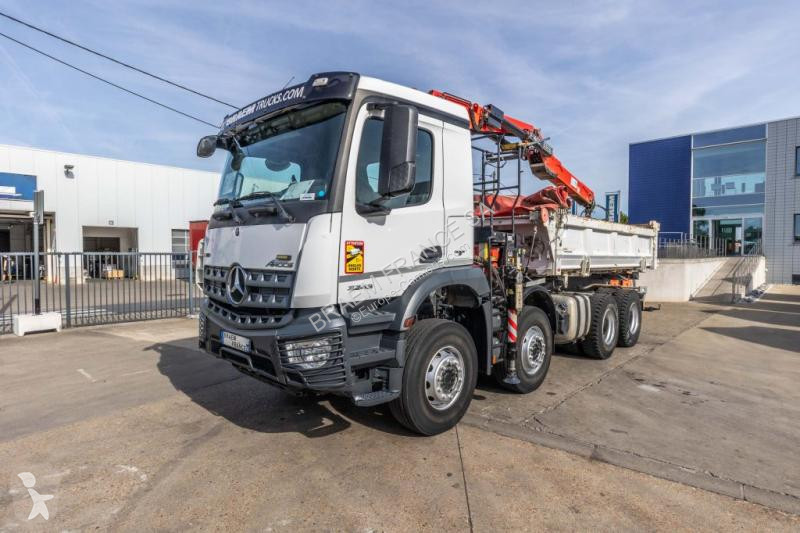 شاحنة Mercedes  AROCS 3243 BB+BIBENNE+ BAE...