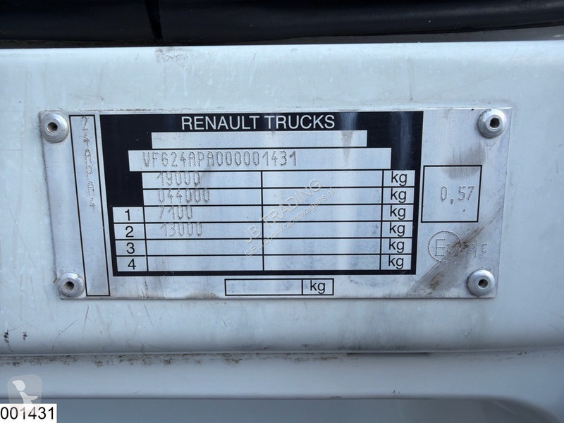 شاحنة Renault 450 Dxi EURO 4, Retarder, Dhollandia