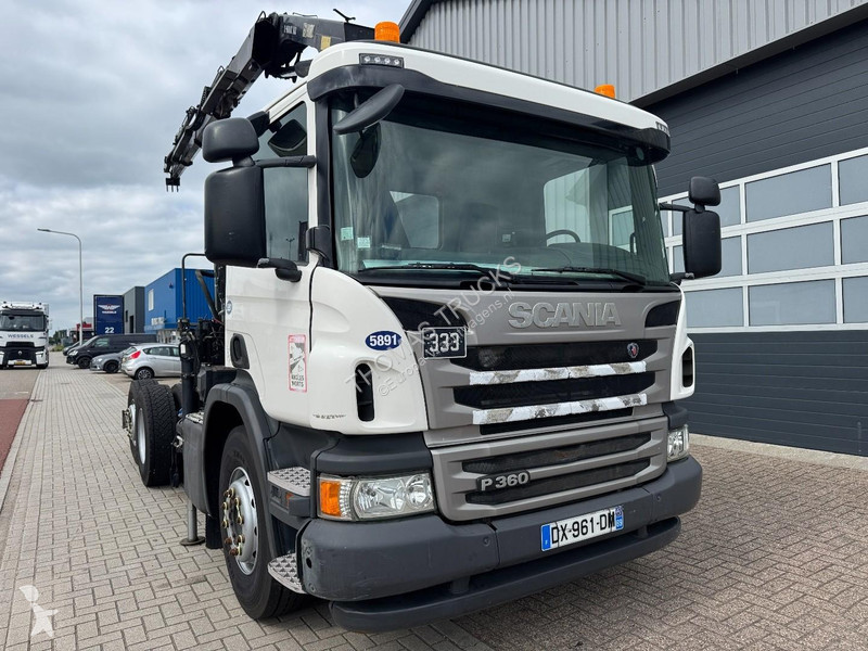 شاحنة Scania 360 6x2, HIAB 188 E-3, Chassis /...