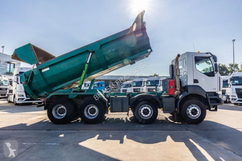 شاحنة Renault  KERAX 410 DXI+BENNE ENROCHEMENT...