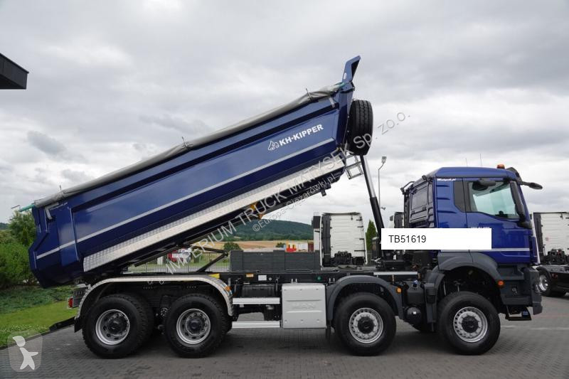 Kamion MAN TGS / 8X6 / WYWROTKA / TYLNOZSYPOWA...