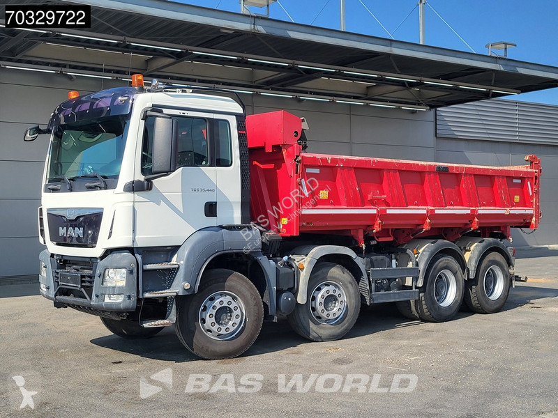شاحنة MAN 35.440 8X4 13m3 Meiller 2-way tipper...