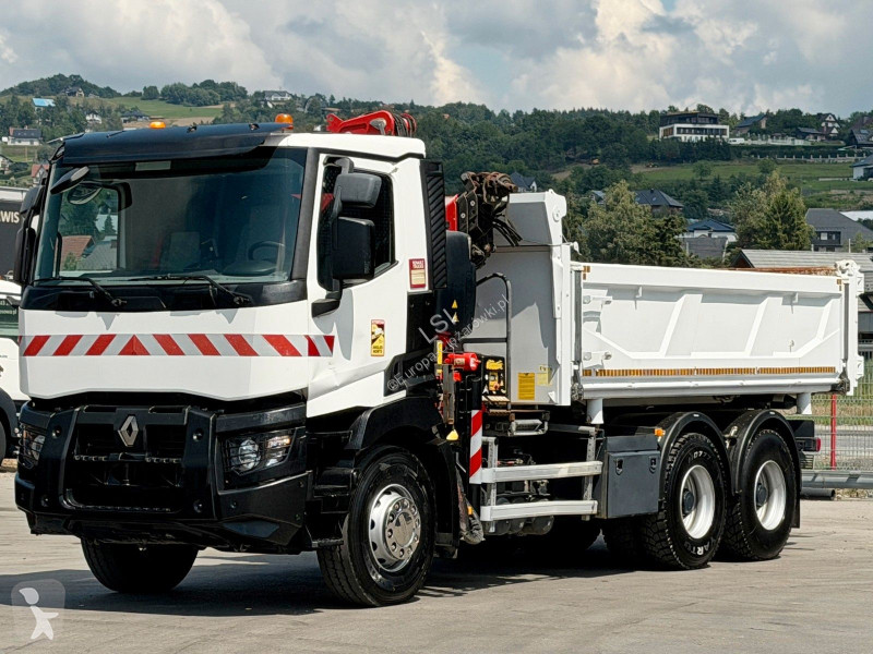 Камион Renault C 380* KIPPER 5,20 m* KRAN/FUNK...