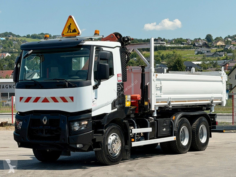 Camión Renault C 380* KIPPER 5,20 m* KRAN/FUNK...