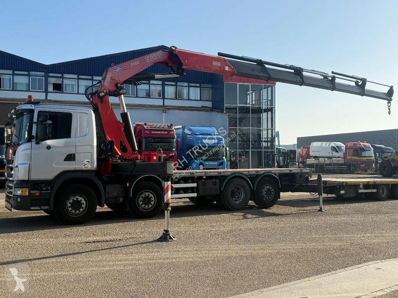 شاحنة Scania G440 8X2 EURO 5 + FASSI F5602.25 +...