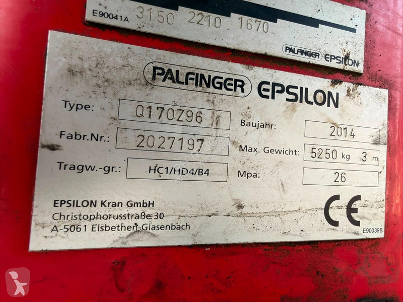 شاحنة Scania R500 8X2 + EPSION (YEAR 2014!)...