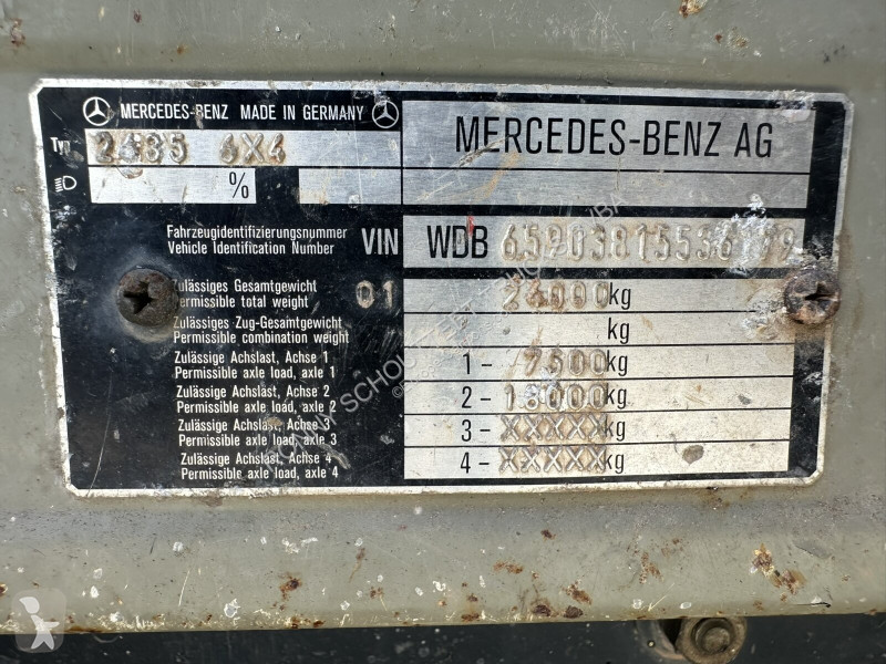 شاحنة Mercedes SK 2635K 6x4 SK 2635K 6x4, V8,...