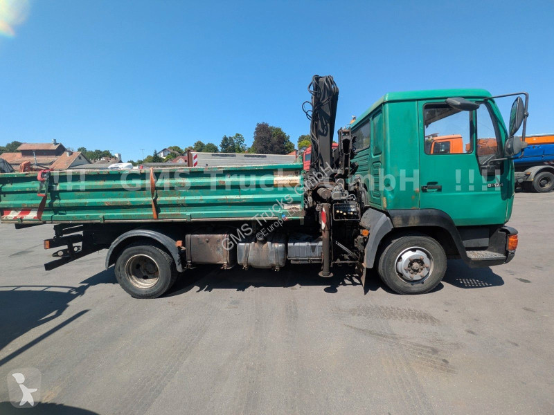 شاحنة MAN / Hiab 045 Kran / Kipper Meiler