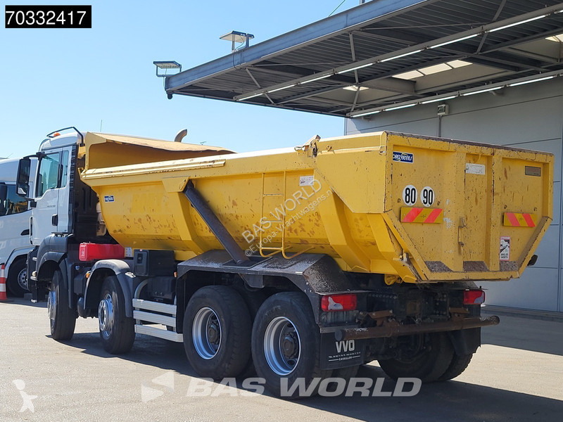 شاحنة MAN TGS 8X4 15m3 tipper steel suspension...