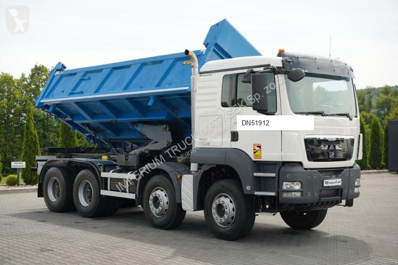 شاحنة MAN TGS 35.360 / 8X4 / WYWROTKA 2 STRONNA...