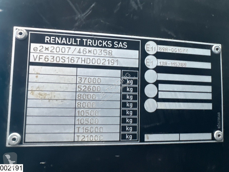 شاحنة Renault C 430 8x4, EURO 6, Palfinger,...