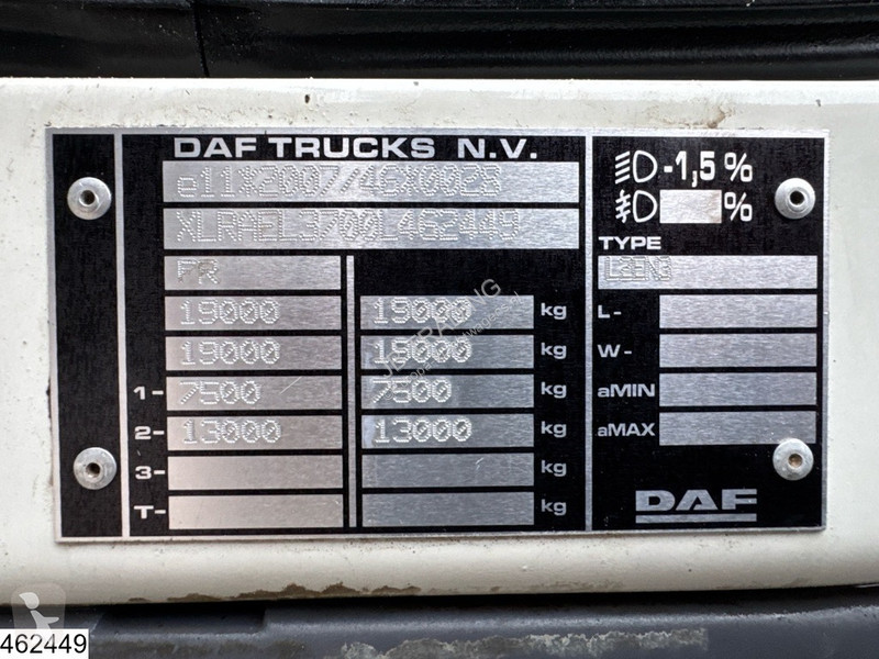 شاحنة DAF 290 EURO 6, ACC, Palfinger, Remote