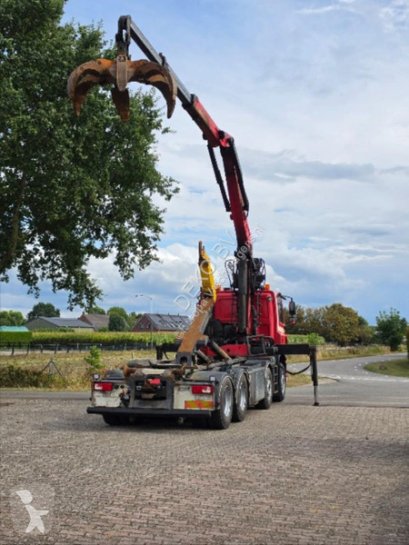 Vrachtwagen DAF 510 Palfinger Z crane. HOOK...