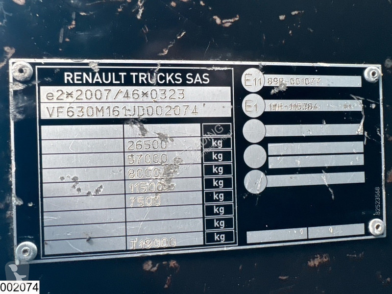 Camion Renault C 380 6x2, EURO 6, Palfinger,...