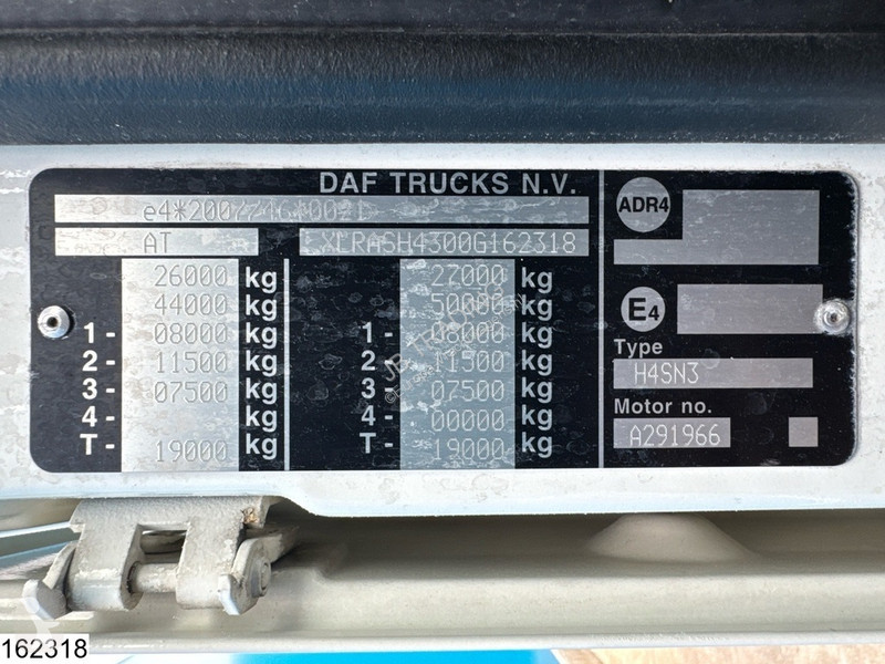 Vrachtwagen DAF 510 6x2, EURO 6, Retarder,...
