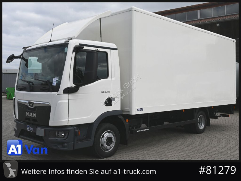 Camion MAN TGL 8.190 4x2 BL Koffer, LBW, Klima,...