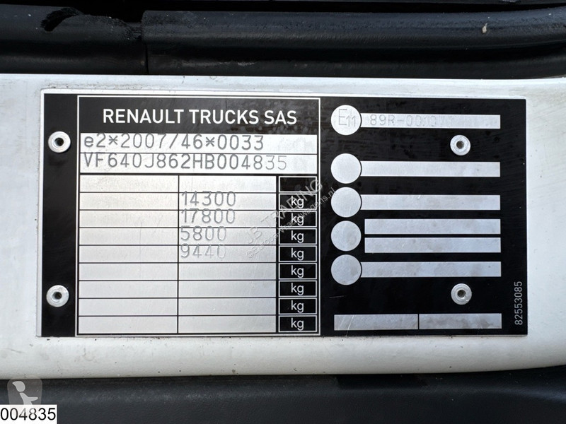 Vrachtwagen Renault D 14 280 EURO 6, Palfinger
