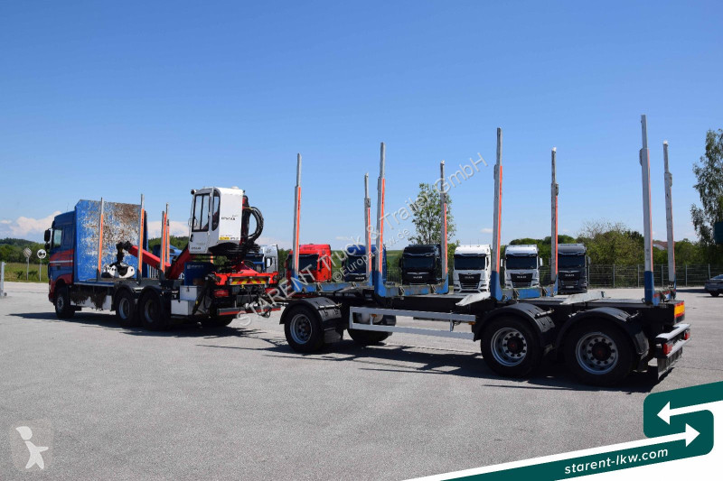 Camion remorque DAF 530 6x4 Kran Palfinger...