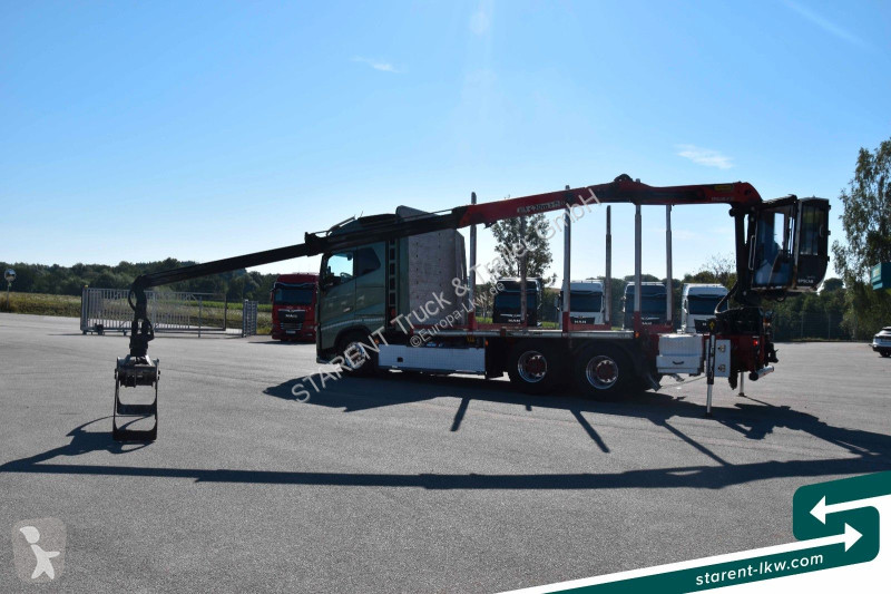 Camion Volvo 750 6x4 Palfinger Kabinenkran...