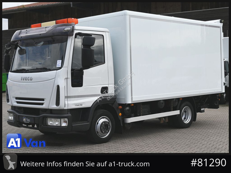 Camión Iveco Eurocargo 75E16 Koffer, LBW,...