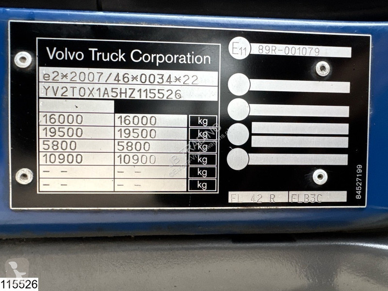 Camión Volvo 250 EURO 6, Dhollandia