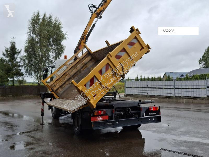 Camión Renault HDS Wagen Kran Wywrotka